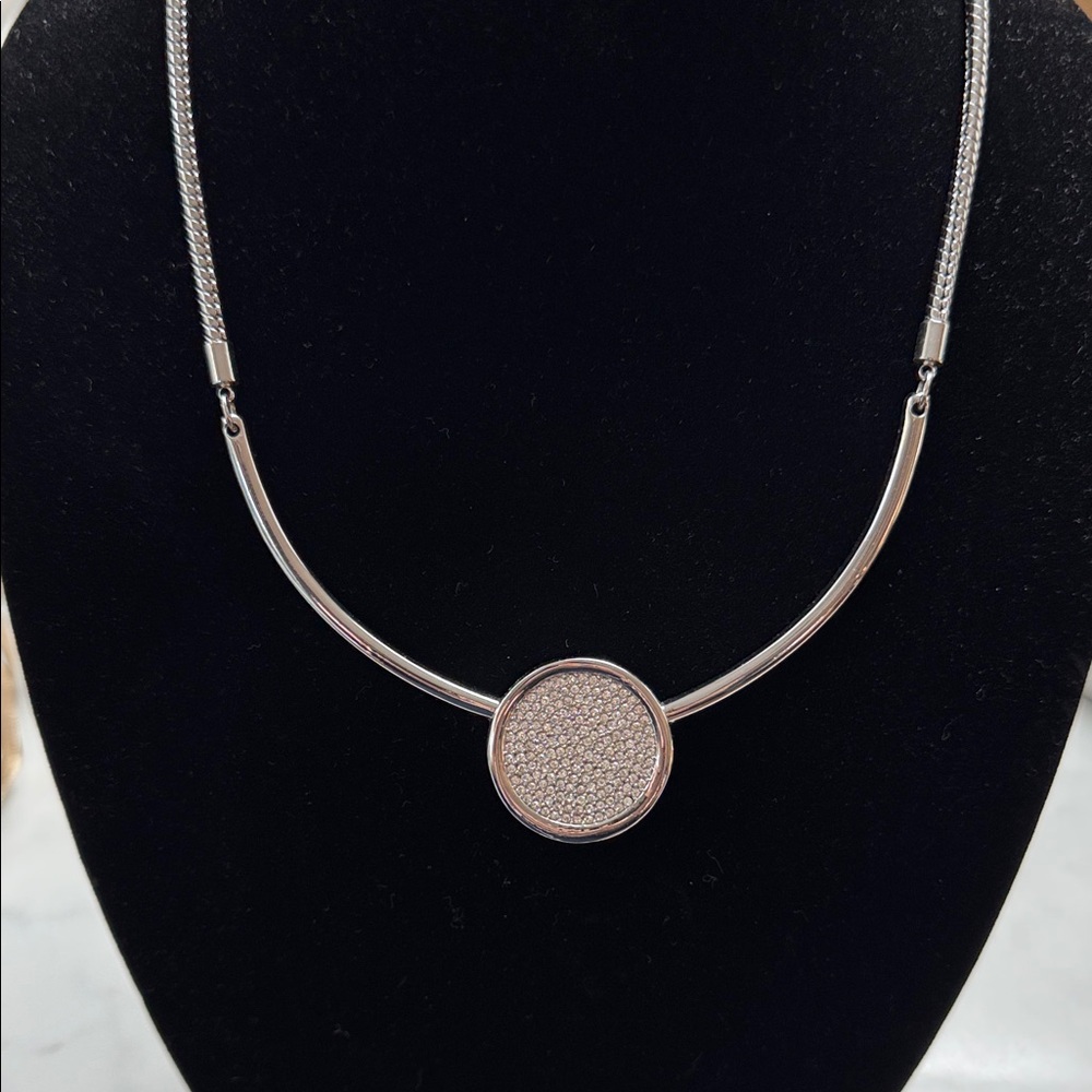 Elegant Silver Adjustable Necklace
